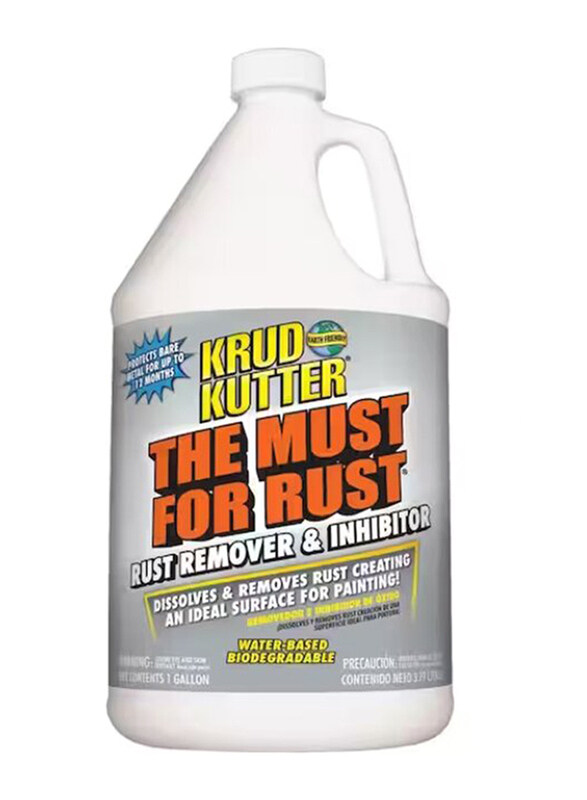 Krud Kutter The Must for Rust Remover & Inhibitor Bottle, 1 Gallon