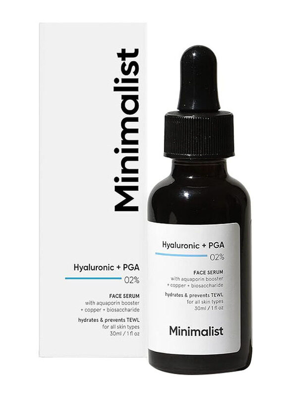 

Minimalist Hyaluronic Acid 2% Face Serum for Dry Skin, 30 ml
