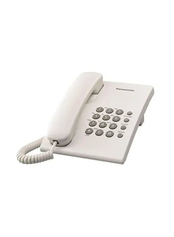 Panasonic Corded Single Line Telephone, White
