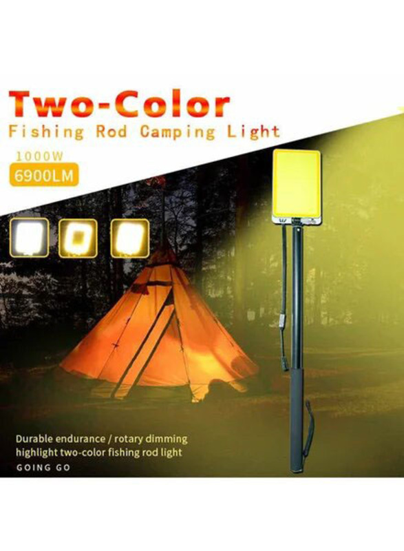 360 Light Multifunctional LED Light Fishing Rod Set, 4 Meter, Multicolour