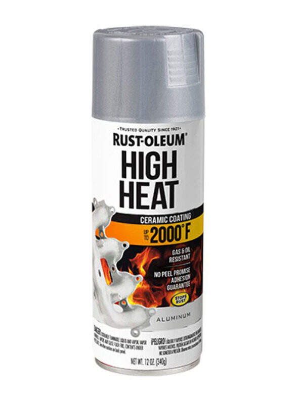 

Rust-Oleum High Heat Spray, 12oz, Flat Aluminium