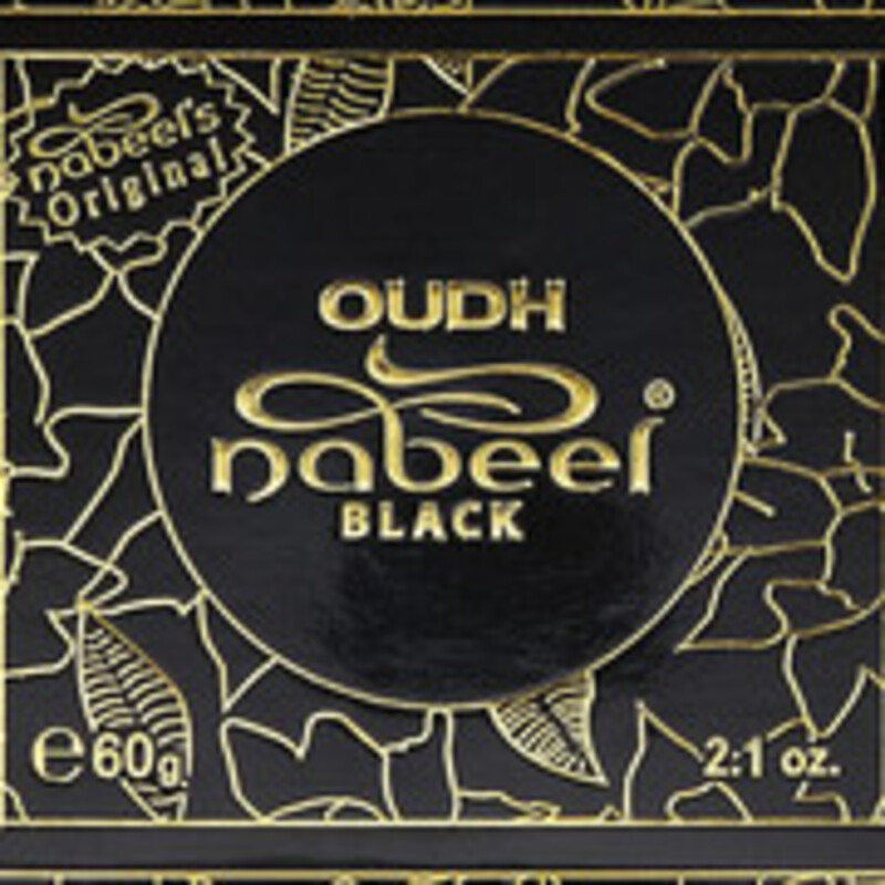 Nabeel Perfumes Oudh Black Incense, 60 g, 4INP074508