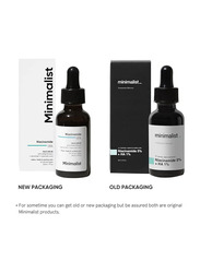 Minimalist Niacinamide 5% Face Serum with Vit B3 & Hyaluronic Acid for Clear Glowing Skin, 30 ml