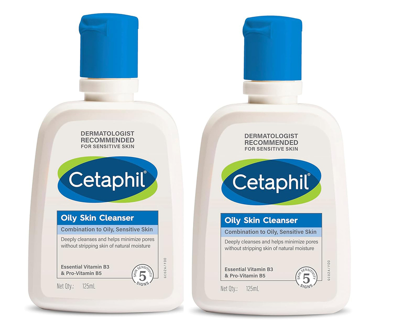 Cetaphil Oily Skin Cleanser Set, 2 x 125ml