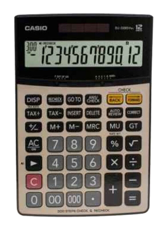 

Casio Plus Desktop Calculator, Grey/Black