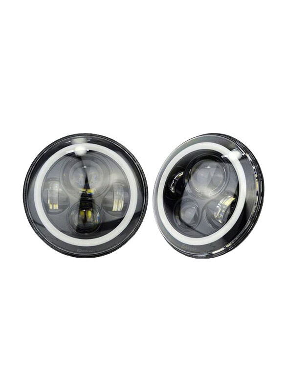 

Toby's Halo Angle LED Headlight For 97-15 Jeep Wrangler, 2 Pieces