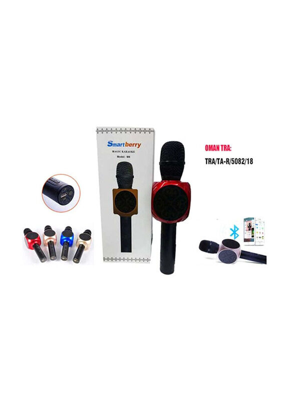 

Smart Berry M8 Bluetooth Karaoke Microphones, Gold