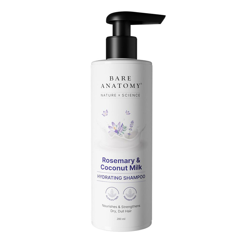 

Bare Anatomy Nature x Science Rosemary & Coconut Milk Hydrating Shampoo, 200ml