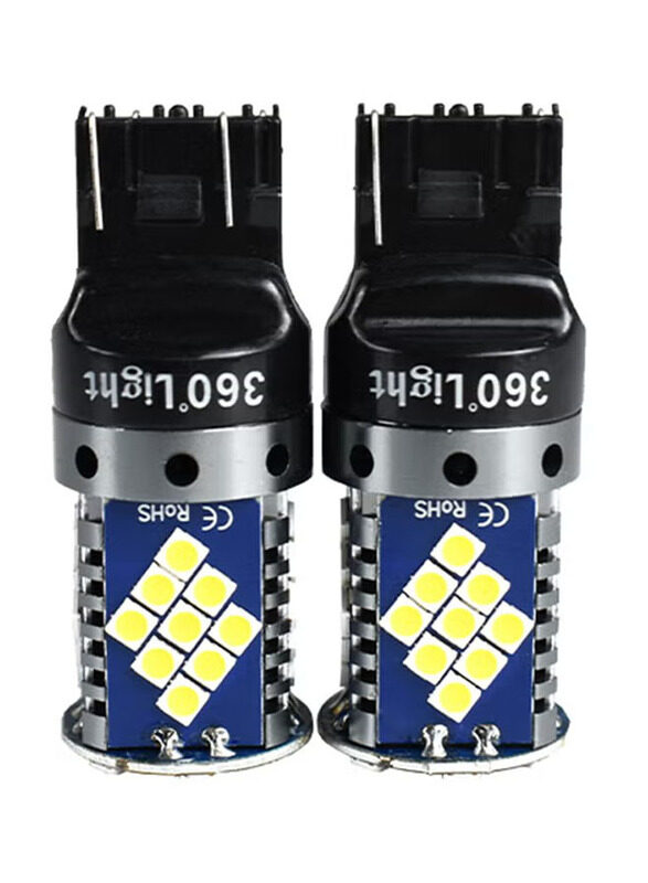 

Conpex 2V T20 7443 LED Signal Light Turnal Indicator for Car 48SMD, V61-H1, 2 Pieces, Multicolour