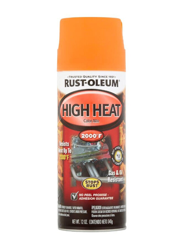 

Rust-Oleum High Heat Spray Paint, 12oz, Flat Orange