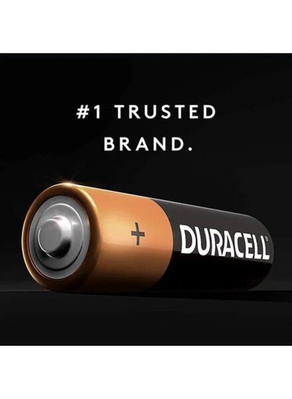 Duracell Long Lasting Coppertop 9V Alkaline Batteries, 2 Pieces, Multicolour