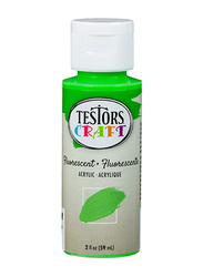 Testors Craft Acrylic Paint, 6 Pack, Fluorescent Green