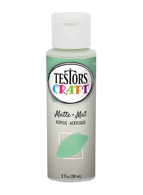 Testors Craft Acrylic Paint, 6 Pack, Matte Seafoam