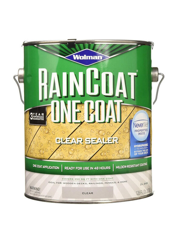 

Rust-Oleum Wolman Raincoat Oil Base, 4 x 3.78 Ltr, Clear