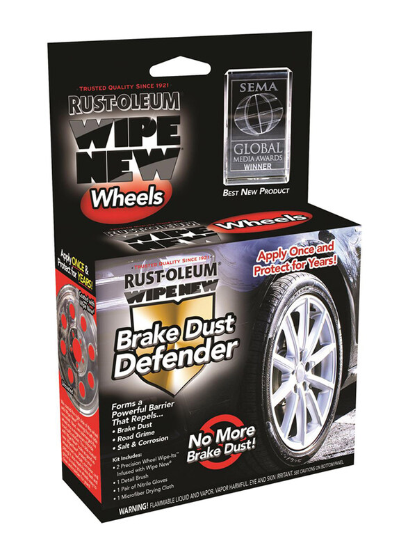 

Rust-Oleum 6-Pack 0.68oz Wipe New Wheels Brake Dust Defender Kit, Black