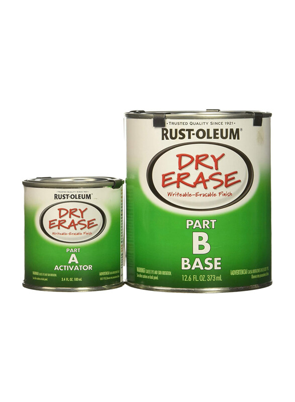 

Rust-oleum Specialty Dry Erase Brush-On Paint Kit, 2 Pieces, White