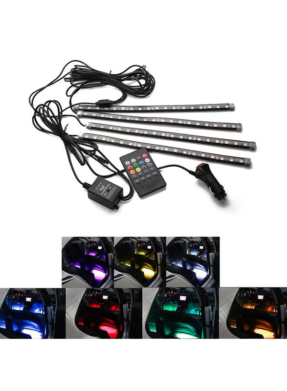 4-in-1 Music Control Interior Car Strip Light, 1 Piece