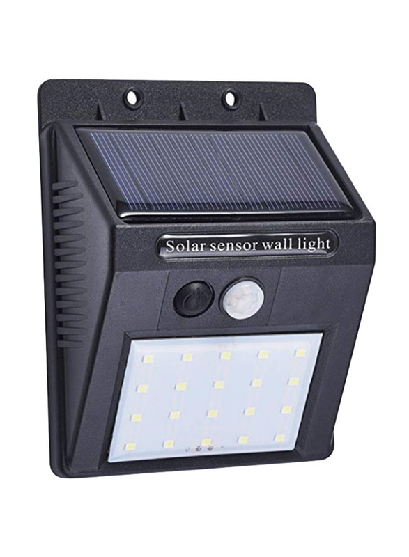 Conpex Waterproof LED Solar Street Light, Black