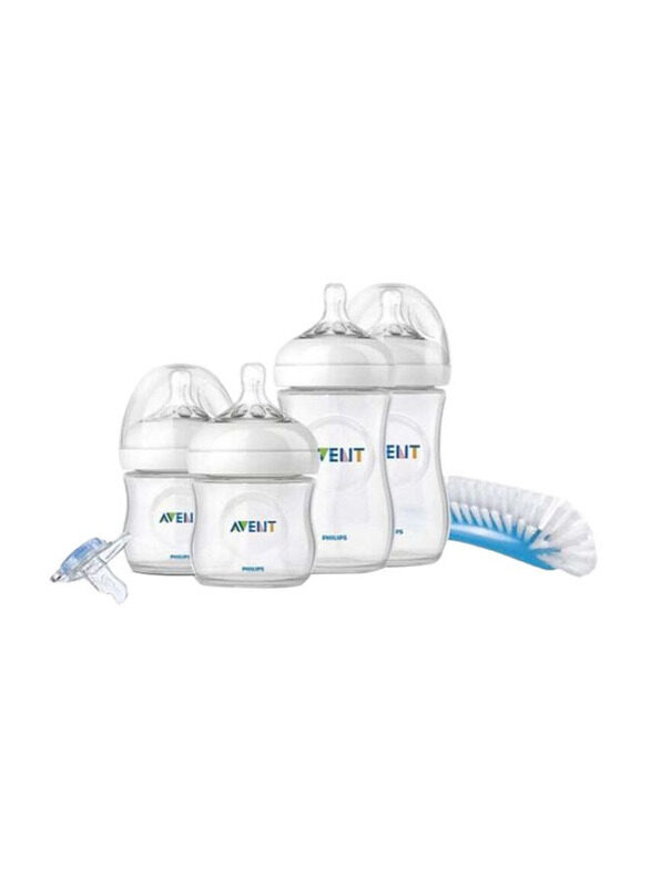 

Philips Avent Natural Feeding Bottle Set, 6 Pieces, Clear