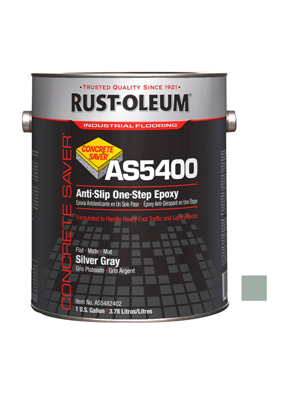 

Rust-Oleum Floor Epoxy, 2 x 3.78 Liters, Silver/Grey
