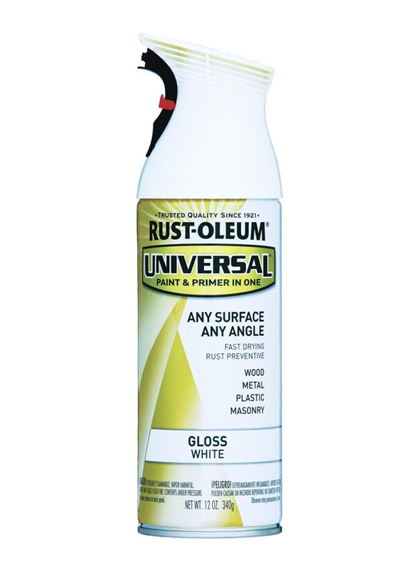 

Rust-Oleum Universal All Surface Gloss Spray Paint, 6 x 12oz, White