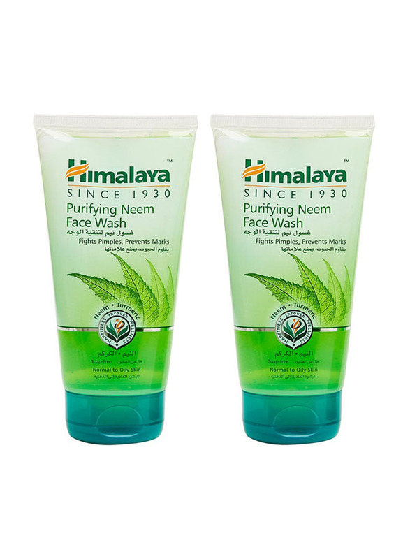 Himalaya Purifying Neem Face Wash, 2 x 150ml