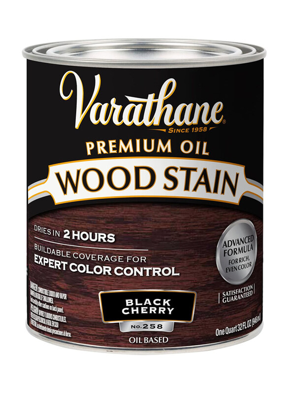 

Rust-Oleum Varathane Premium Wood Stain, 946ml, Black Cherry