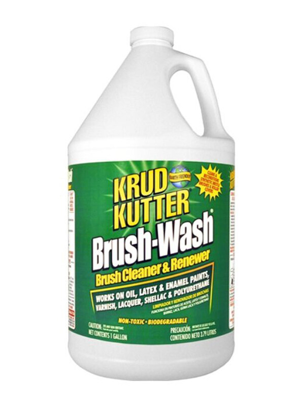 

Krud Kutter Brush Wash Brush Cleaner and Renewer Bottle, 1 Gallon