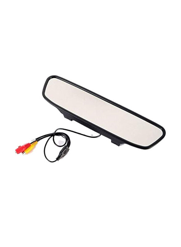 

Generic High Resolution 4.3" Colour TFT LCD Car Rearview Mirror Monitor, Black