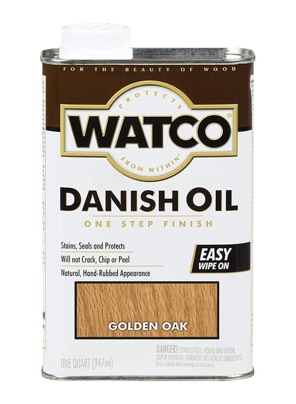 

Rust-Oleum Watco Danish Oil Wood Finish, 6 x 947ml, Golden Oak