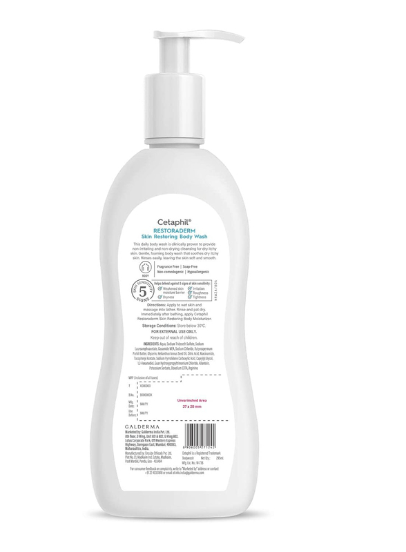 Cetaphil Restoraderm Skin Restoring Body Wash, 295ml