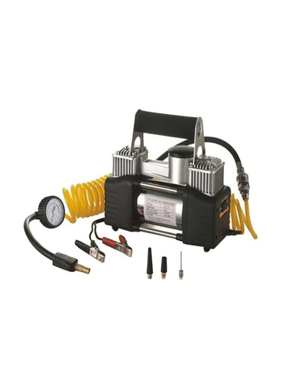 

Camel Heavy Duty Double Cylinder Air Compressor, Black/Silver