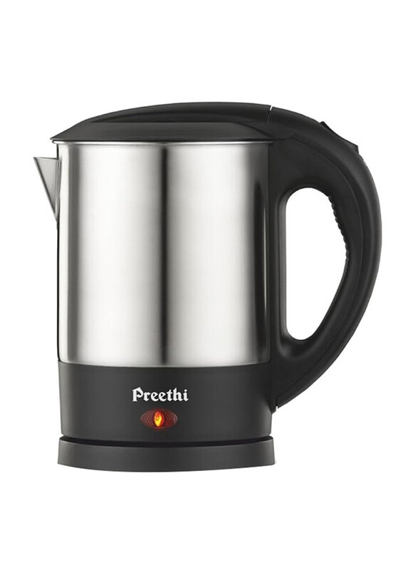 

Preethi 1L Armour EK707 Electric Kettle, Steel/Black