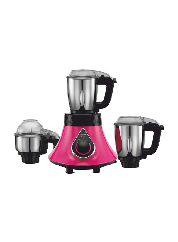 

Preethi Mystic Mixer Grinder with 3 Jars, 750W, MG-238, Pink