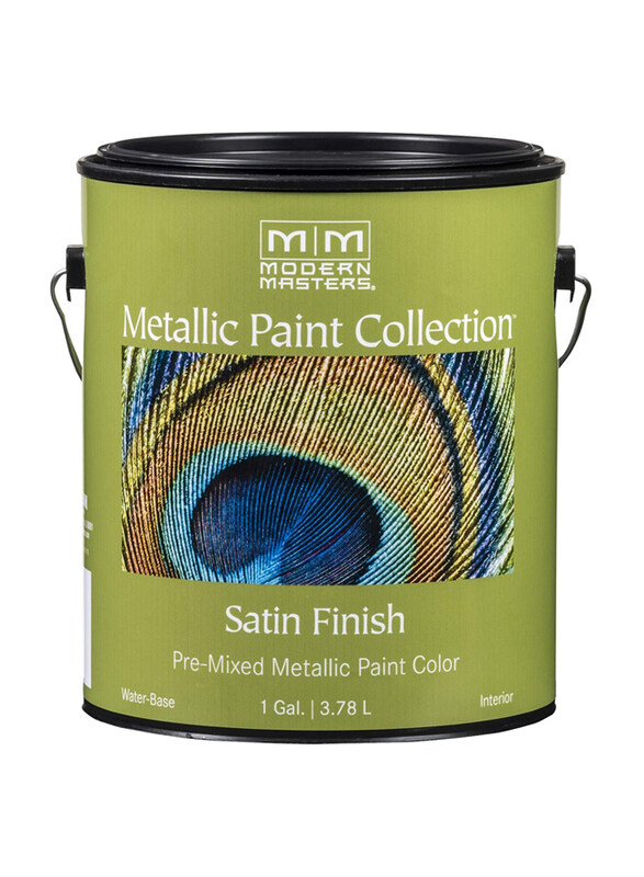 

Modern Masters Interior House Paint, 1 Gallon, Satin Pharaoh's Gold