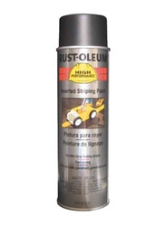 Rust-Oleum High Performance 2300 System Inverted Striping Paint, 20Oz, Flat Black