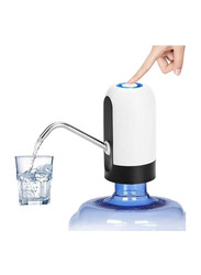 Portable USB Charging Electric Pumping Automatic Water Dispenser, White/Black