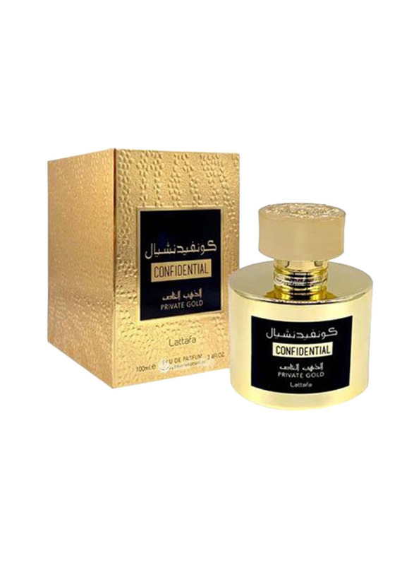 Lattafa Confidential Private Gold 100ml EDP for Men