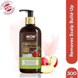 WOW Apple Cider Vinegar No Parabens & Sulphate Shampoo, 300mL