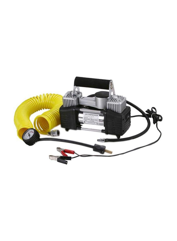 

Sulfar Air Compressor 2 Cylinder DC 12V Heavy Duty for Trips, Multicolour