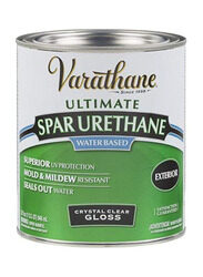 Rust-Oleum Varathane Ultimate Spar Urethane Water Based, Quart, 2 Pieces, Crystal Clear Gloss