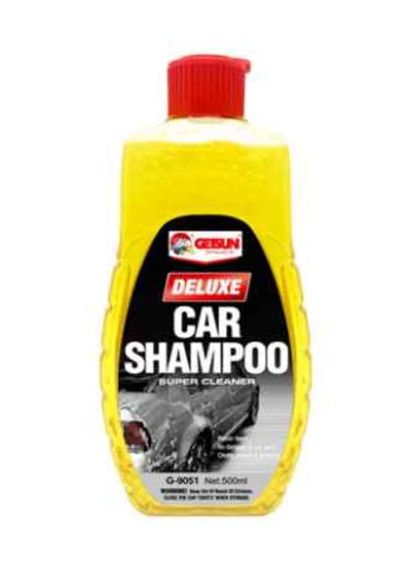 Getsun 500ml Car Deluxe Shampoo, Yellow