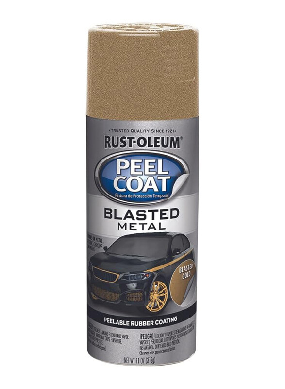 

Rust-Oleum Peel Coat Blasted Metal Spray Paint, 11oz, Gold