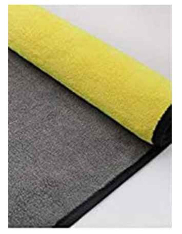 Absorbent Cleaning Drying Car Care Wash Towel, Yellow/Grey