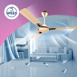 Crompton 36-Inch Prmion Aura Prime 900mm Ceiling Fan, CFPRAURPM36BKEAD1S, Birken