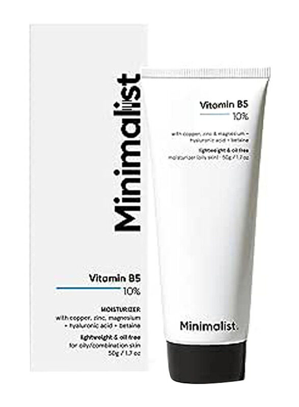 

Minimalist 10% Vitamin B5 Gel Face Moisturizer for Oily Skin, 50 gm