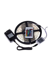 Rgb 5-Meter Colour Changing LED Strip Light with Remote Control, Multicolour