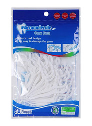 Smallcloud 3-In-1 Tooth Cleaning Dental Floss Toothpicks, 50 Piece