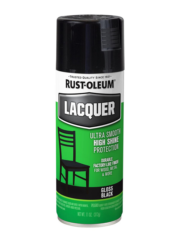 Rust-oleum Specialty Lacquer Spray Paint, 6 x 312gm, Black