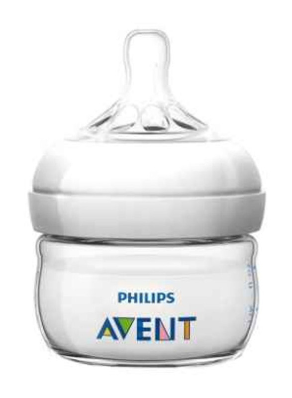 Philips Avent Natural Feeding Bottle, 60ml, Clear